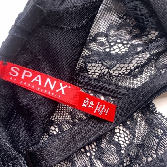 Spanx black sexy lace smooth spotlight bralette xs women’s new with tags - Picture 7 of 7
